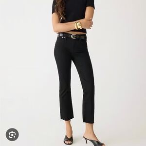J. Crew Black Cropped Pants